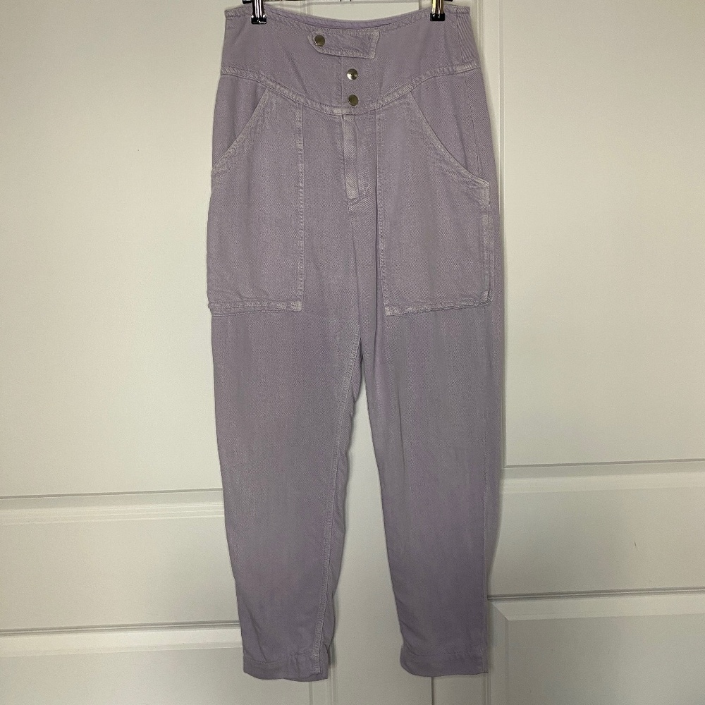 Isabel Marant Étoile Lago Pants in Mauve Purple Size 34